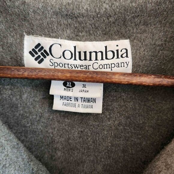 Columbia Zip Front Men's Fleece Lined Jacket Size XL - Picture 6 of 7